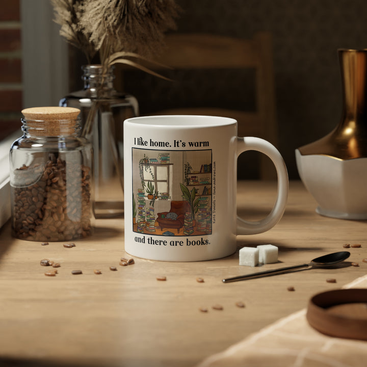 Jumbo Reading Nook Ceramic Mug - I Like Home (20 oz)