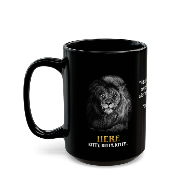 KD Ceramic Mug — Here, Kitty, Kitty (11oz, 15oz)