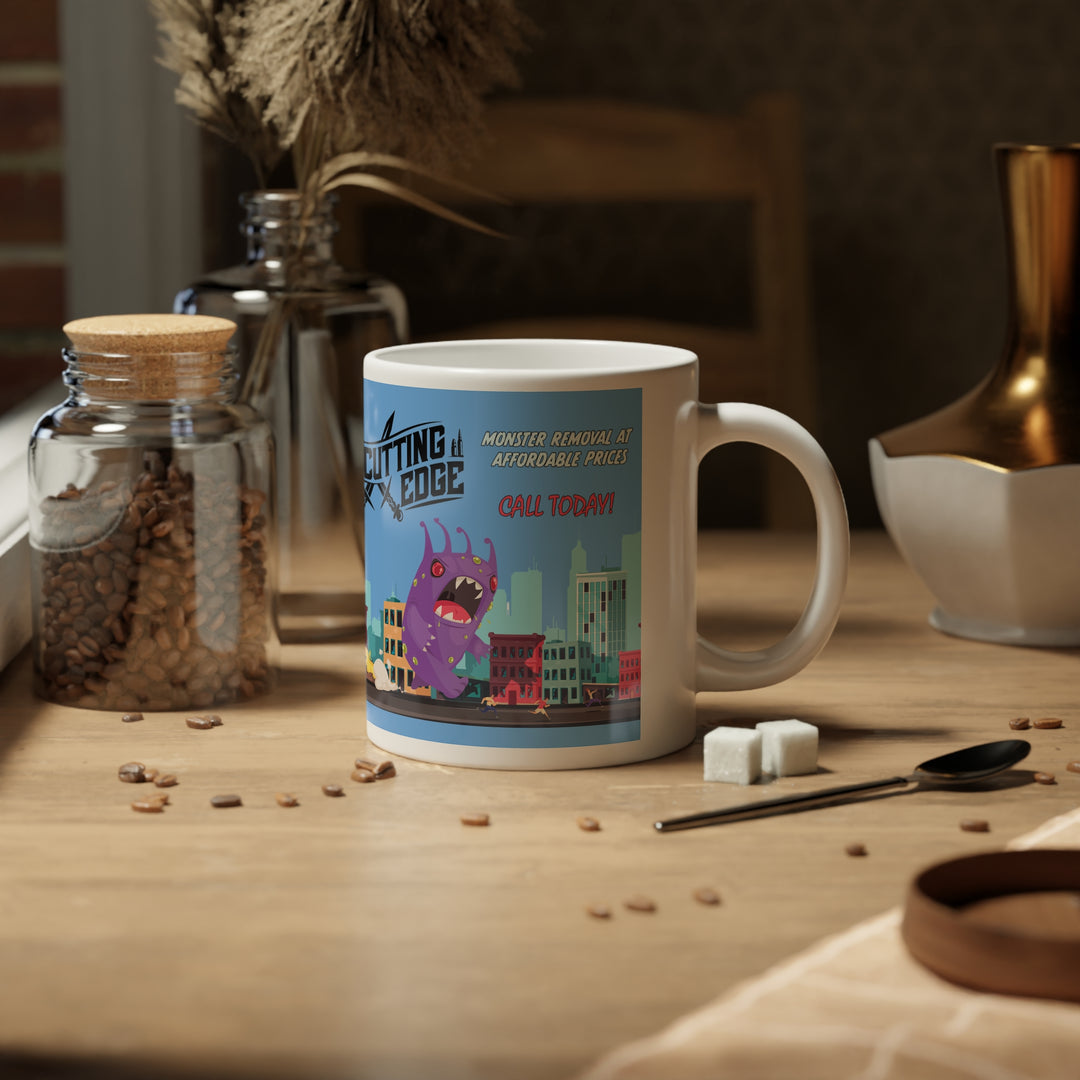Jumbo KD Ceramic Mug - Cutting Edge Blue (20 oz)