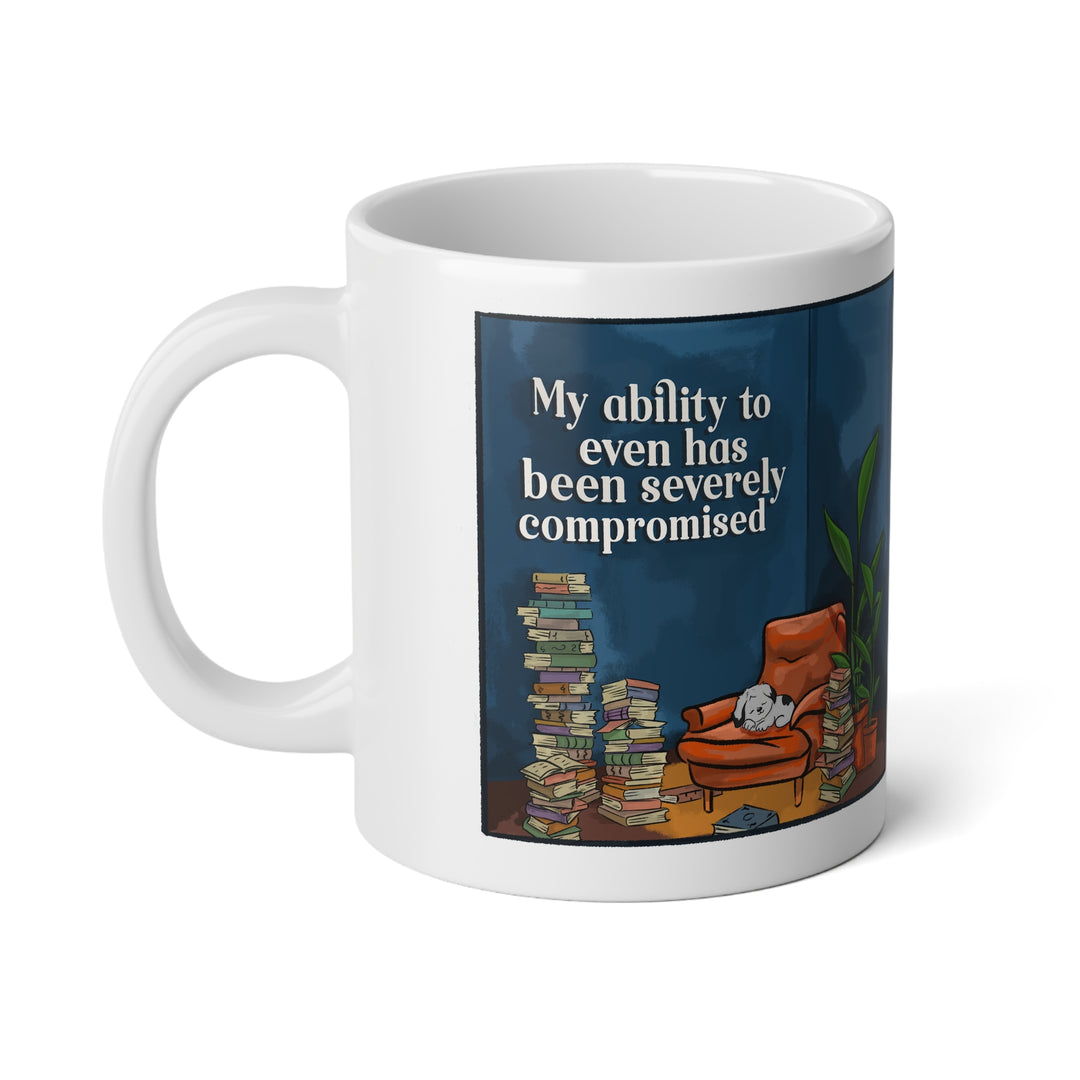 Jumbo Reading Nook Ceramic Mug - Ability to Even (20 oz)