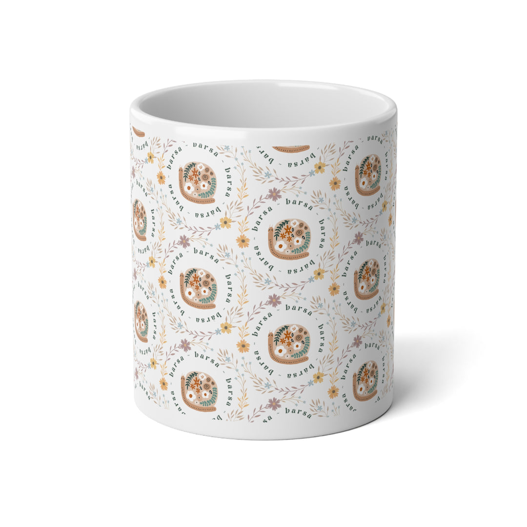 Jumbo Innkeeper Ceramic Mug - All the Barsas (Many snails, per request) (20 oz)