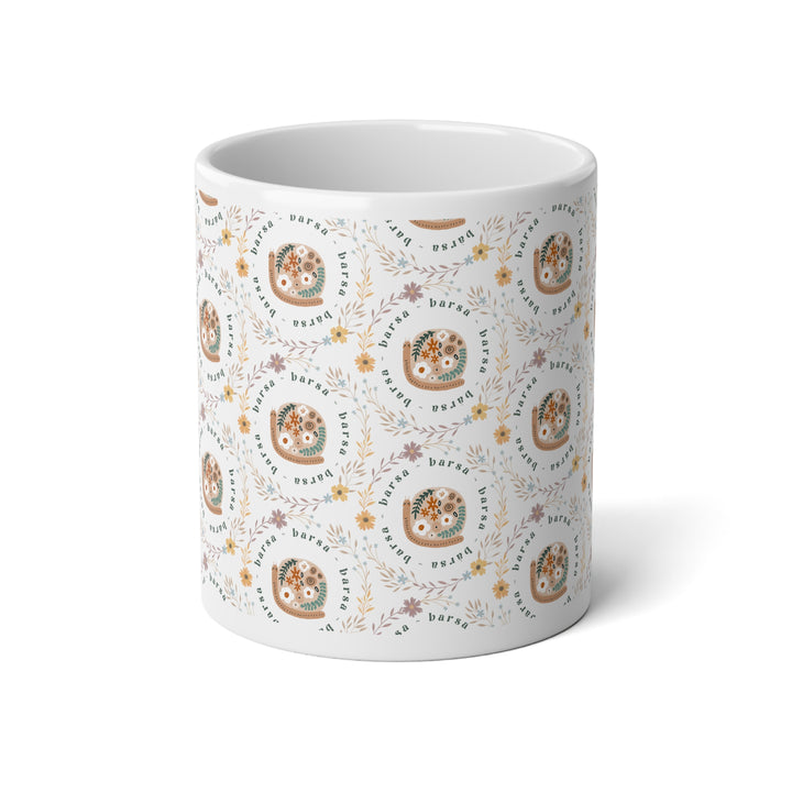 Jumbo Innkeeper Ceramic Mug - All the Barsas (Many snails, per request) (20 oz)