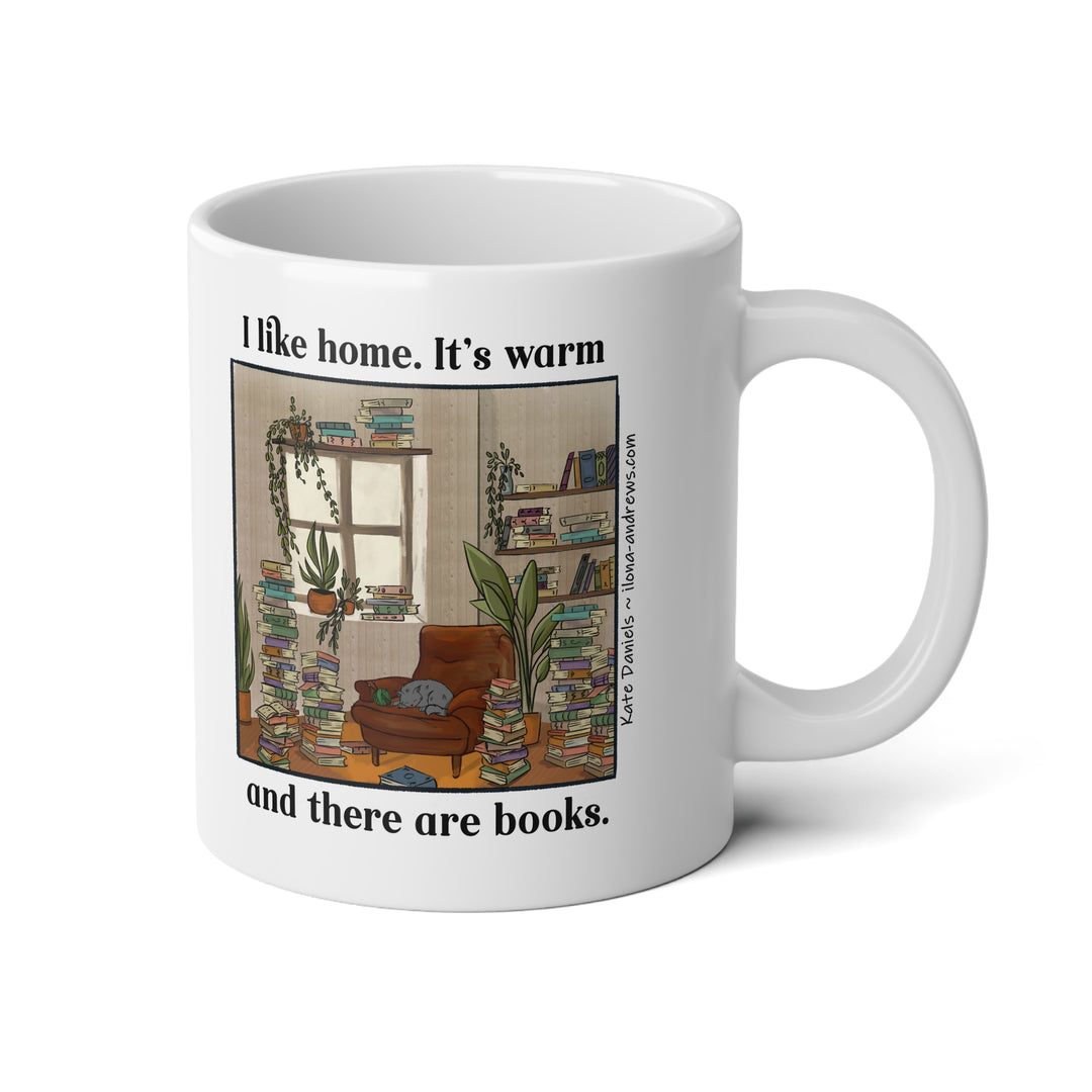 Jumbo Reading Nook Ceramic Mug - I Like Home (20 oz)