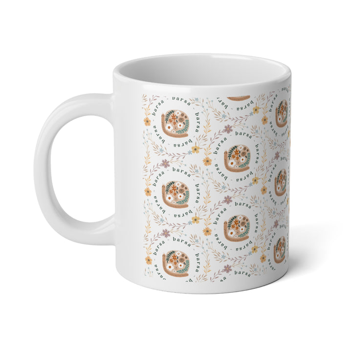 Jumbo Innkeeper Ceramic Mug - All the Barsas (Many snails, per request) (20 oz)
