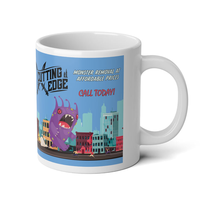 Jumbo KD Ceramic Mug - Cutting Edge Blue (20 oz)