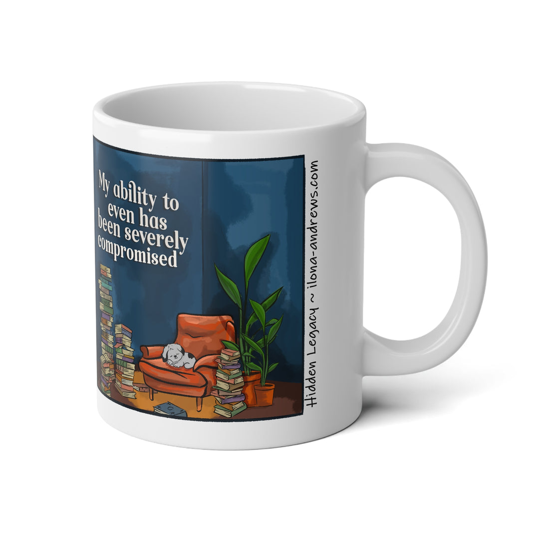 Jumbo Reading Nook Ceramic Mug - Ability to Even (20 oz)
