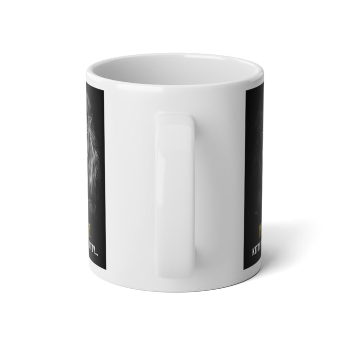 Jumbo KD Ceramic Mug - Here, Kitty, Kitty (20 oz)