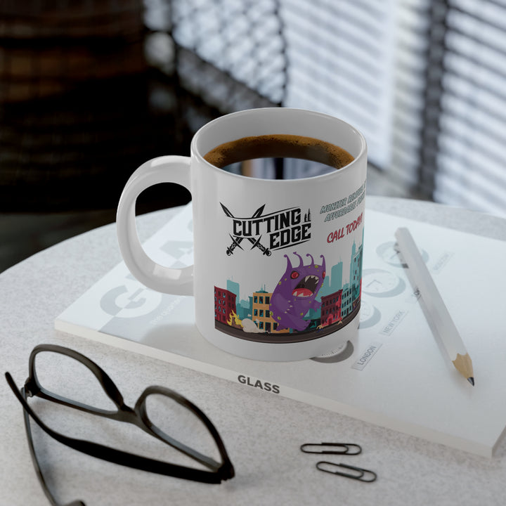 Jumbo KD Ceramic Mug - Cutting Edge (20 oz)