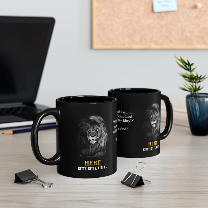 KD Ceramic Mug — Here, Kitty, Kitty (11oz, 15oz)