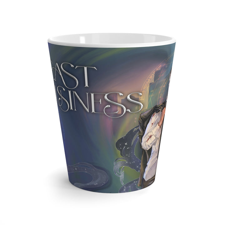 Hidden Legacy Latte Mug(12 oz) — Beast Business (Tiger, left side.)