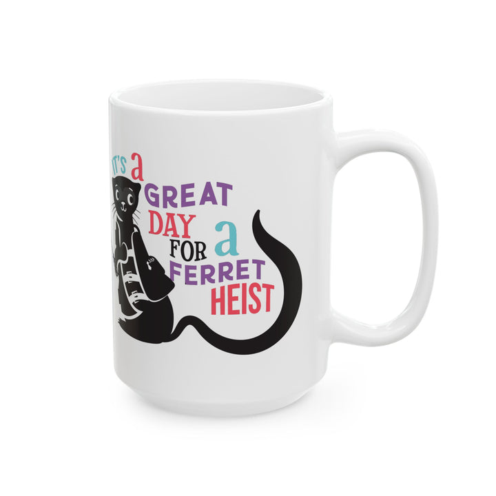 Hidden Legacy Ceramic Mug — Ferret Heist (11oz/15oz)