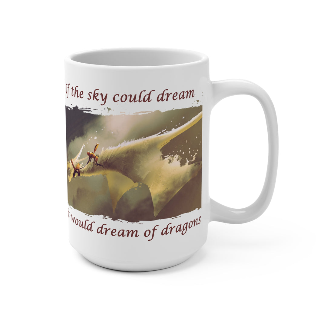Edge Ceramic Mug (15 oz) — Sky Dreams