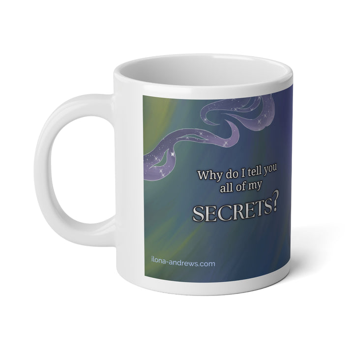 Jumbo Hidden Legacy Ceramic Mug - Secrets (Tiger on the right) (20 oz)