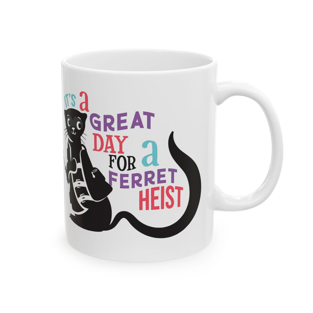 Hidden Legacy Ceramic Mug — Ferret Heist (11oz/15oz)