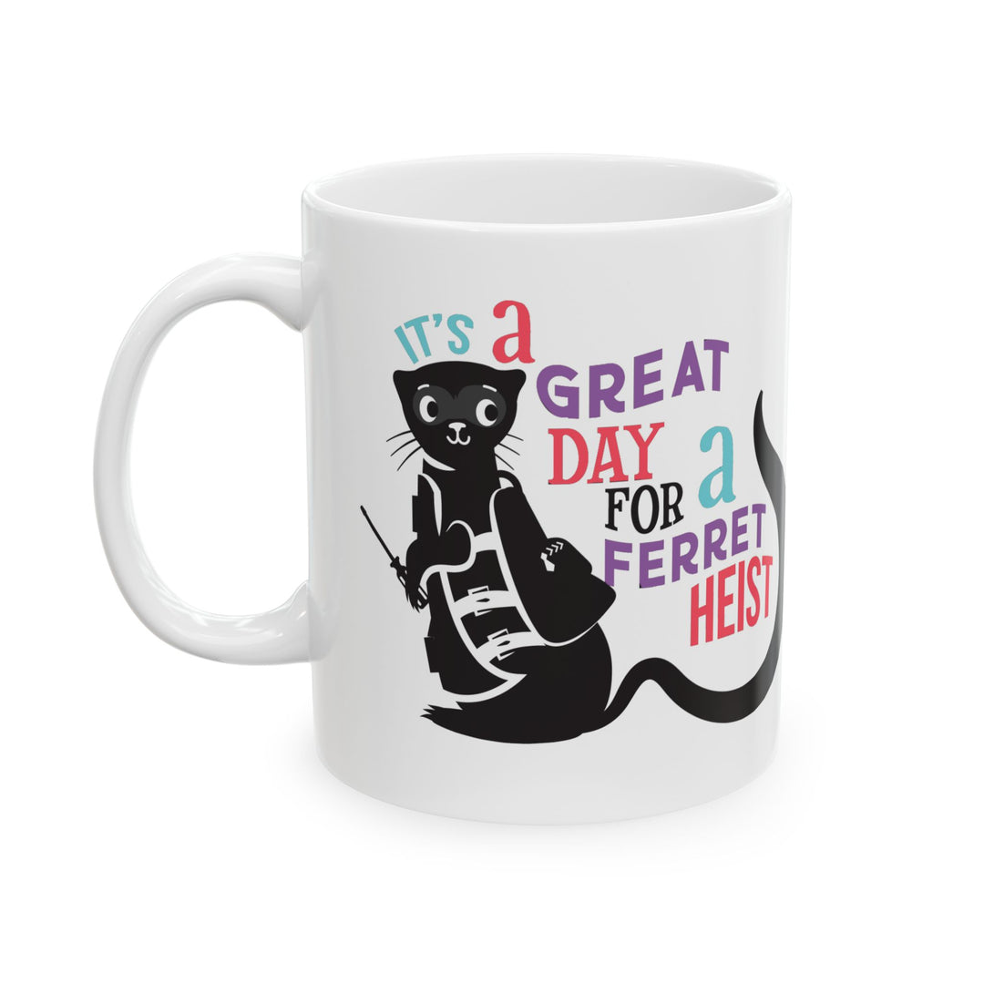 Hidden Legacy Ceramic Mug — Ferret Heist (11oz/15oz)