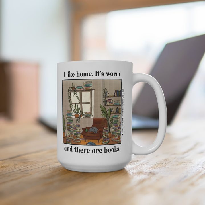 Book Nook Ceramic Mug (15 oz) — I Like Home