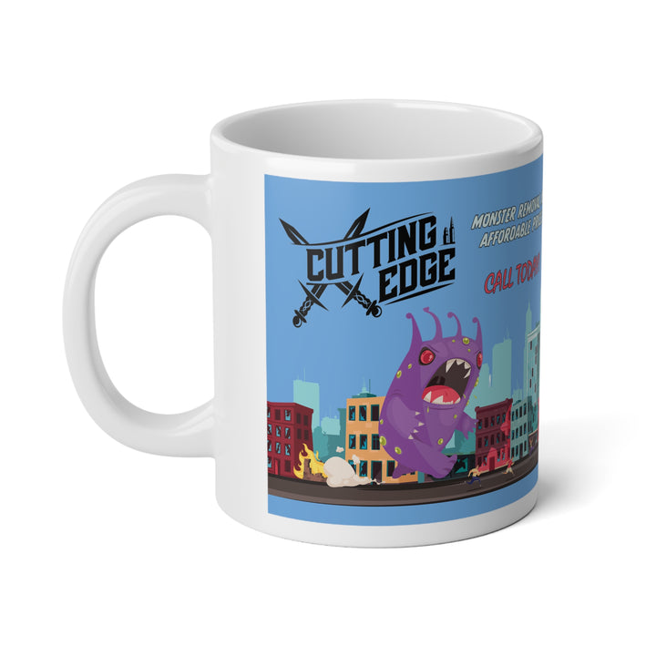 Jumbo KD Ceramic Mug - Cutting Edge Blue (20 oz)