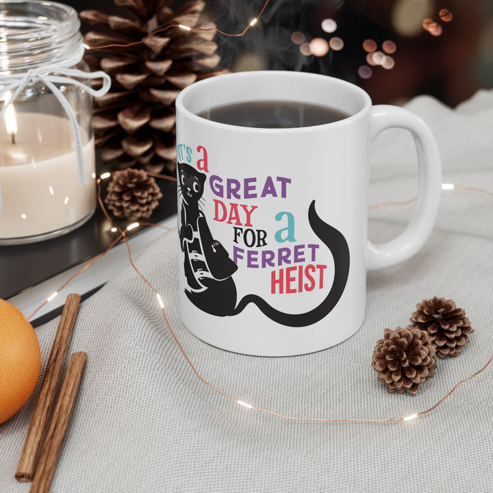Hidden Legacy Ceramic Mug — Ferret Heist (11oz/15oz)