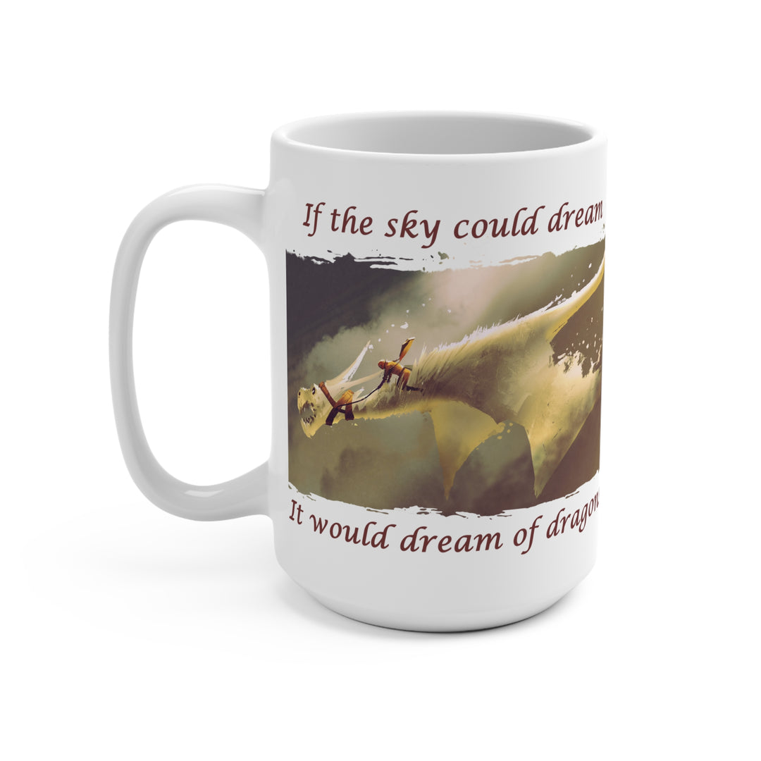 Edge Ceramic Mug (15 oz) — Sky Dreams