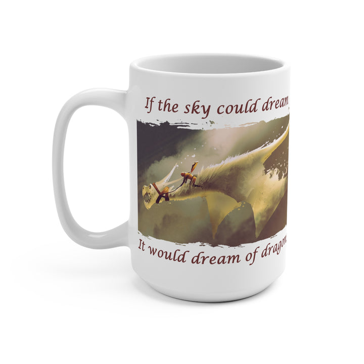Edge Ceramic Mug (15 oz) — Sky Dreams