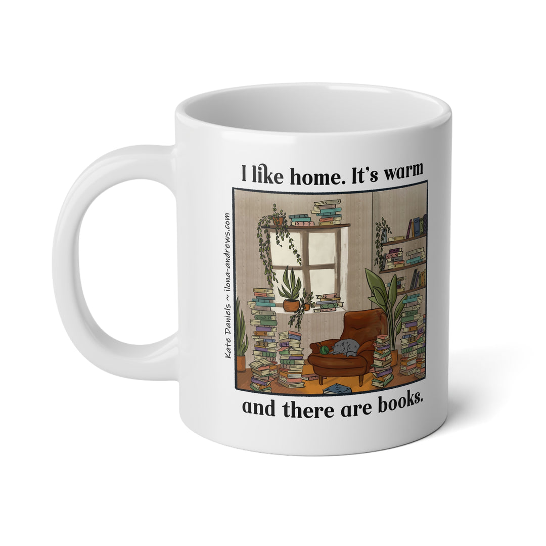 Jumbo Reading Nook Ceramic Mug - I Like Home (20 oz)